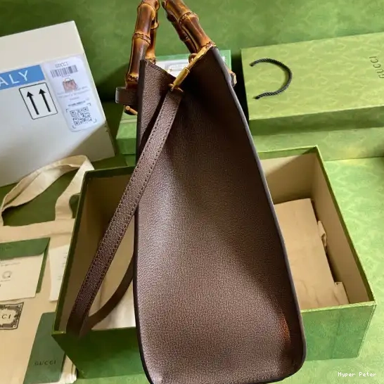Hyper Peter medium jumbo Diana GG tote GUCCI bag with 0619